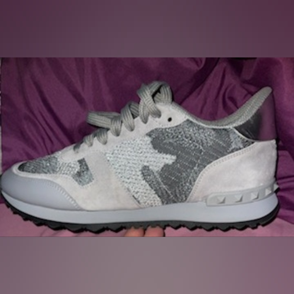 Valentino Garavani Camo Sneakers Size 10! NWB, No Damage or Wear! Luxury
